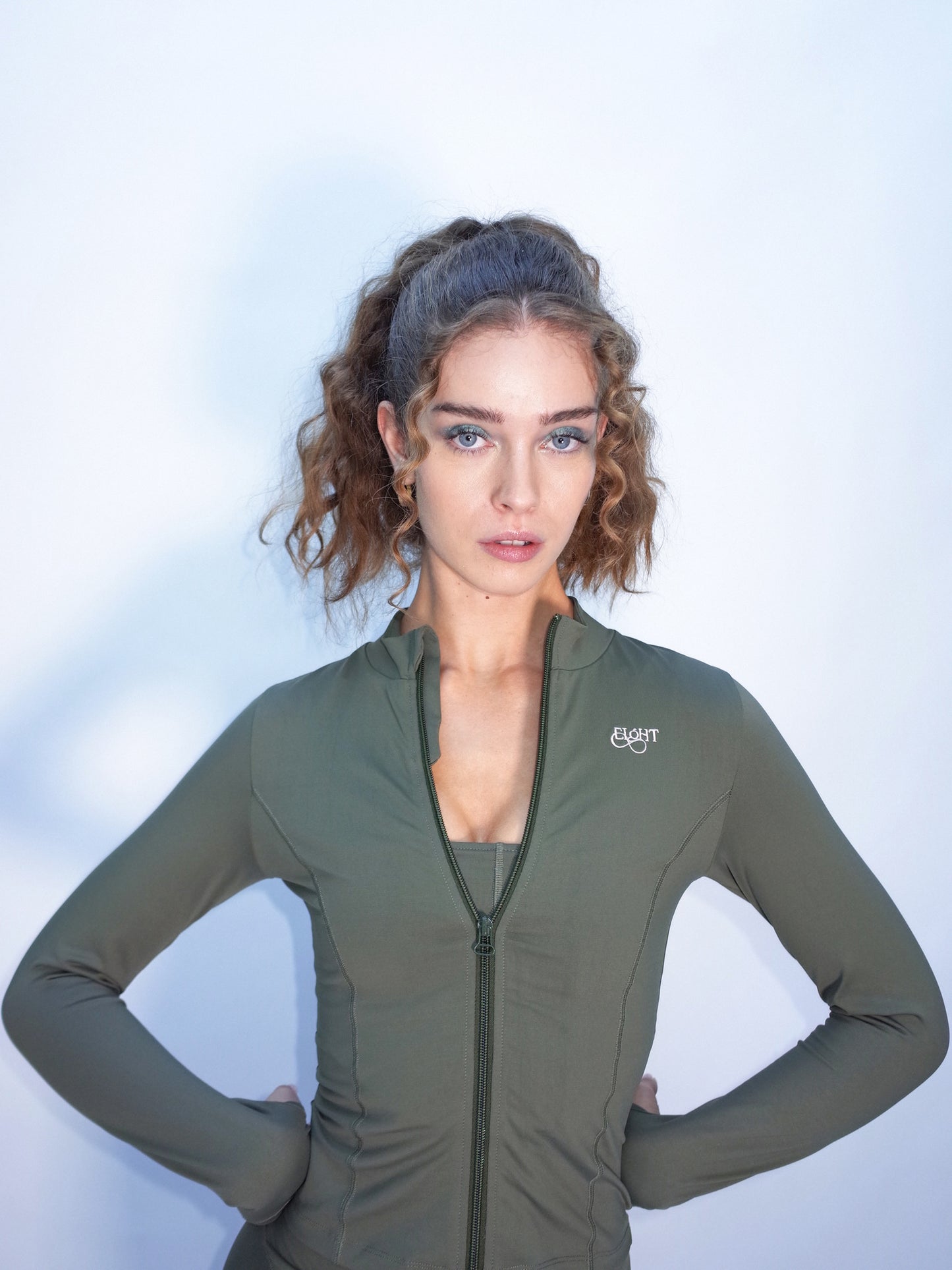 Fitted Jacket - Olive Green
